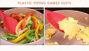 พลั่วซิลิโคนสำหรับทำสลัด พลั่วครัวอเนกประสงค์ พลั่วทนความร้อนสูง - Product Image 6