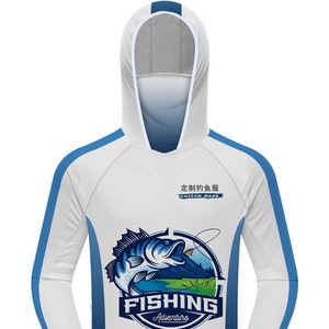 Combinaison de pêche sur mesure UPF 50 à capuche intégrale en soie glacée respirante pour homme – Vêtement d'extérieur - Product Image 2