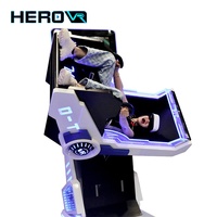 Simulador HEROVR 9D Full Motion VR 360 Simulador de vuelo Equipo de metal para exteriores/interiores para Centro Comercial Ganar dinero Parque temático
