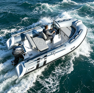 Gommone Rigido in Vetroresina Small Lake 11ft RIB330 Orca Hypalon/PVC con Doppio Scafo in Vendita - Product Image 2