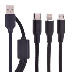 Boîtier <span class=keywords><strong>En</strong></span> Alliage D'aluminium De haute Qualité <span class=keywords><strong>Multi</strong></span> Téléphone Portable <span class=keywords><strong>USB</strong></span> Chargeur <span class=keywords><strong>Câble</strong></span> <span class=keywords><strong>3</strong></span> <span class=keywords><strong>en</strong></span> <span class=keywords><strong>1</strong></span> - Product Image 2