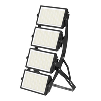 Projecteurs étanches IP66 1000W pour l'éclairage extérieur des stades et des chantiers de construction avec source lumineuse LED