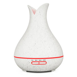 Diffuseur d'arômes et humidificateur 400 ml, type brume, avec lumière LED, pour la maison et le bureau - Product Image 1