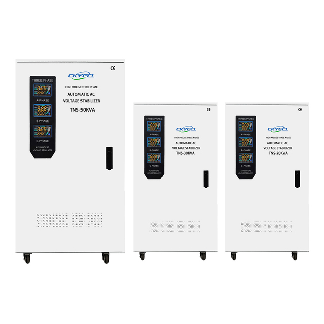 Factory Direct SVC-10000VA-3 Three-Phase Static Copper AC Automatic Voltage Regulator TNS-10kva Avr Stabilizer 4.5KW 10KVA 15KVA