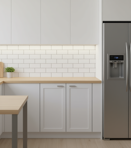 Mobile da cucina Sunique con pannello in MDF, design moderno, finitura bianca, per l'arredamento e l'organizzazione della cucina di casa. - Product Image 2