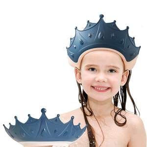 Bonnet <span class=keywords><strong>de</strong></span> <span class=keywords><strong>bain</strong></span> pour bébé personnalisé, grand bonnet <span class=keywords><strong>de</strong></span> <span class=keywords><strong>douche</strong></span> imperméable pour bébé, protecteur <span class=keywords><strong>de</strong></span> la tête, des yeux, des oreilles, shampoing, visière, chapeau pour enfants et tout-petits - Product Image 3