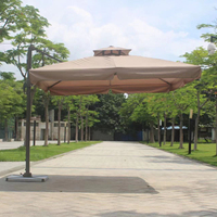 Parasol de jardin en aluminium pour Restaurant, grand Parasol d'extérieur rétractable, Parasol de jardin de grande taille, Taizhou