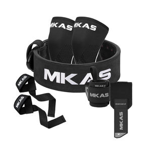 MKAS toptan Unisex özel spor eğitimi 10Mm spor deri ağırlık kaldırma kemer dana geniş halter kemeri - Product Image 2