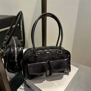 Bolso de Hombro con Cierre Único Estilo Coreano, Bolso de Mano de Lujo para Mujer, Material PU, Organizador de Cosméticos y Viajes - Product Image 4