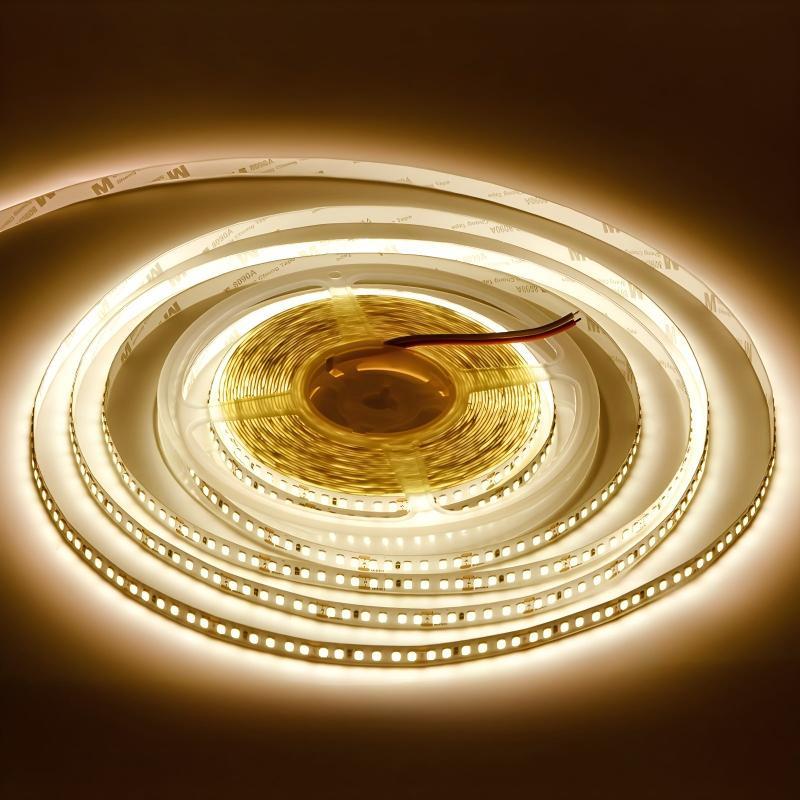 120 LEDs/m Addressable Single Line 8mm Width DC 24Volt SMD 2835 Led Strip Light for Living Room Cabinet TV Background Wall