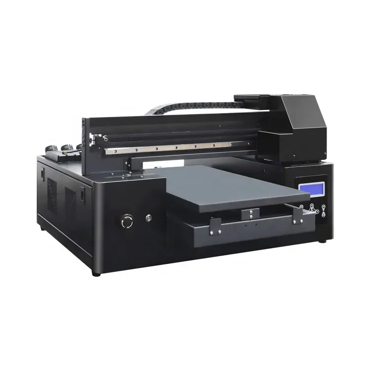 Mini tamaño de escritorio digital CMYKW colores completos UV pluma de impresión directa en pluma impresora UV