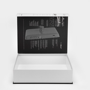 Sang Trọng Bạc Lá In Cuốn Sách Hình Biểu Tượng Tùy Chỉnh Bao Bì Các Tông Hộp Quà Tặng Với Nắp Từ - Product Image 2