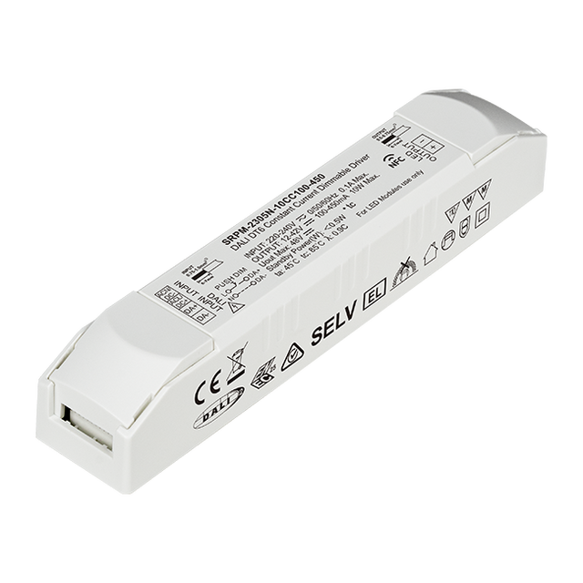 10W Mini DALI DT6 Constant Current Single Color NFC LED Dimmable Driver Plastic 5-Year Warranty
