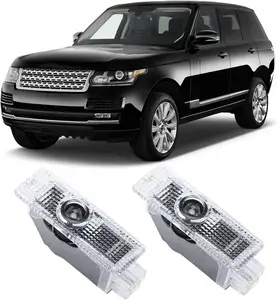 2 Stuks Nooit Vervagen Deur Licht Logo, Projectie Spookschaduw Welkom Plas Licht Compatibel Met Range Rover 2010-2022