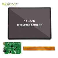 Layar Sentuh Kapasitif Oled 2K 11 Inci 1728*2368 Kustom Grosir, Modul Panel Amoled Uhd Laptop Mipi Dsi dengan Papan Pengontrol