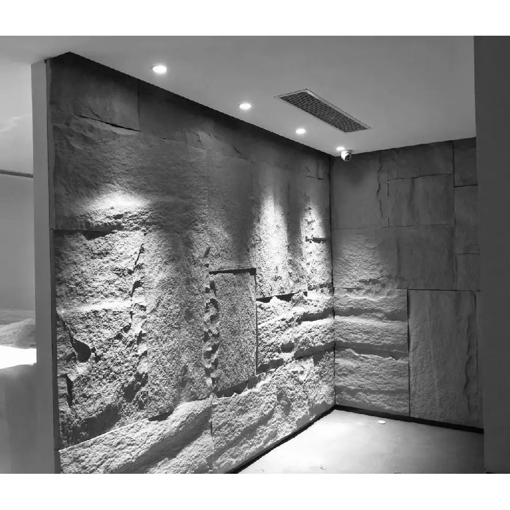 Price cheap new material Exterior interior decoration luxury PU faux PU culture stone wall panel