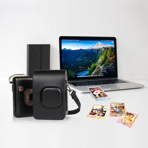 กระเป๋าใส่กล้องขนาดกะทัดรัดหนัง PU พร้อมสายคล้องไหล่ใช้ได้กับ Fujifilm Fuji Instax <span class=keywords><strong>Mini</strong></span> <span class=keywords><strong>liplay</strong></span> - Product Image 2