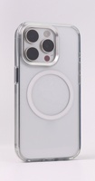 Nouveauté Coque de téléphone transparente antichoc de haute qualité avec anneau métallique pour charge sans fil pour les séries 13/14/15/16