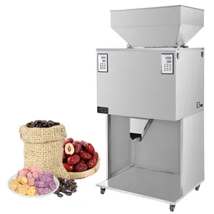 Máquina de embalagem em pó grande de alta eficiência, grânulos, amendoim, grãos de café, arroz, máquinas de enchimento automáticas e pesagem