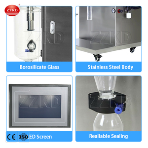 Machine de séchage par pulvérisation miniature de laboratoire, prix compétitif, sécheur par pulvérisation pour poudre de lait/levure - Product Image 3