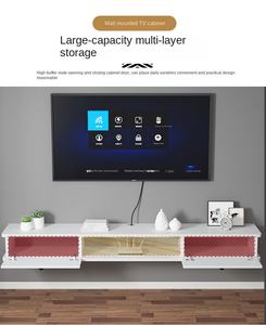 <span class=keywords><strong>Meuble</strong></span> <span class=keywords><strong>TV</strong></span> mural suspendu, <span class=keywords><strong>meuble</strong></span> suspendu moderne et simple, décoration murale <span class=keywords><strong>pour</strong></span> salon - Product Image 5