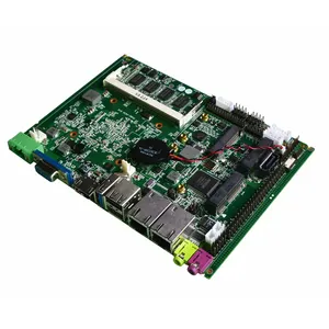 Intel Celeron N2930 J1900 CPU de cuatro núcleos con placa base de memoria RAM de 4Gb 2 * LAN 4xCOM placa base industrial
