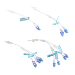 Medical Multi-Way IV Extension Tubing Needle Free Extension Tube