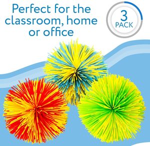 <span class=keywords><strong>Mono</strong></span> grasiento <span class=keywords><strong>bolas</strong></span> sensorial adultos juguetes Arco Iris colorido inflable Pom bola alivio del estrés juguete sensorial del paquete <span class=keywords><strong>de</strong></span> 3 - Product Image 5