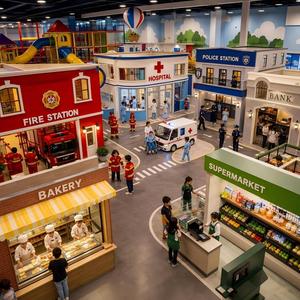 Centre d'activités professionnel pour enfants : Grande attraction commerciale intérieure, sûre et multifonctionnelle, pour une expérience de carrière junior. - Product Image 3