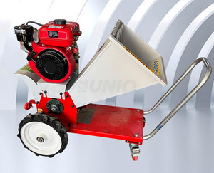 เครื่องย่อยกิ่งไม้แบบเคลื่อนที่ รุ่นใหม่ <span class=keywords><strong>UNIO</strong></span> 7.5 แรงม้า 2 ลิตร ใช้เครื่องยนต์เบนซิน/ดีเซล สำหรับย่อยกิ่งไม้ ต้นไม้ หญ้า และเศษวัสดุในสวนและฟาร์ม - Product Image 2