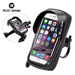WEST BIKING 360 °   Sacoche de guidon de vélo étanche et antichoc avec écran tactile pour téléphone de 6 pouces - Product Image 1