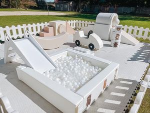 Castillo Inflable Moetry Rosa Pastel y Blanco para Bodas, Brincolín para Niños, <span class=keywords><strong>Alquiler</strong></span> para Fiestas - Product Image 6