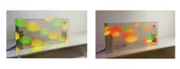 Panneau publicitaire vidéo LED en verre transparent IP54, luminosité 2000 cd, DCI-P3 85%, lisible en plein soleil, CMS basé sur le cloud pour les magasins