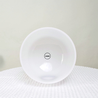 Bols chantants en cristal de quartz givré blanc laiteux 440/432Hz CDEFGAB C # D # F # G # A #   Instrument de musique de thérapie sonore en cristal pur à 99,99 %