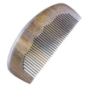 Golden Sandalwood <b>Comb</b> Large Size Fine Teeth Portable Travel Use For Men And Women Personal Gift - Product Image 5