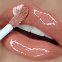 Vente en gros de brillant à lèvres hydratant avec logo personnalisé végétalien nu brillant clair rouge à lèvres liquide marque privée grosse baguette brillant à lèvres non collant