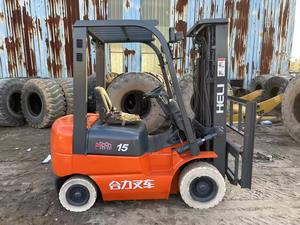 China más vendido usado Heli CPD15 Mini carretilla elevadora en buenas condiciones <span class=keywords><strong>1.5ton</strong></span> 2ton 3.5ton 5ton buen rendimiento hogar Shanghai - Product Image 4