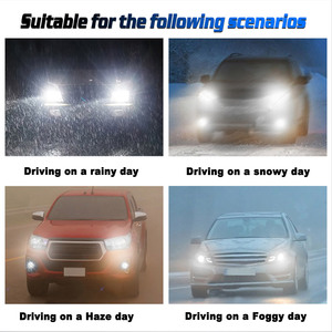 Faros LED Gview de 60W 8000Lm IP68 Impermeables de Doble Haz para Carro de Golf y Audi A3 H4/H15/H7/H11 12V - Product Image 5