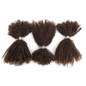 100% cheveux humains tressage cheveux Ombre couleur personnaliser disponible 12A pas cher <span class=keywords><strong>Afro</strong></span> crépus en vrac cheveux humains pour le tressage - Product Image 4
