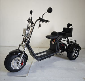 Tricycle Électrique Loyal City Coco à Trois <span class=keywords><strong>Roues</strong></span>, Scooter Électrique à <span class=keywords><strong>3</strong></span> <span class=keywords><strong>Roues</strong></span> avec Pneus Larges, Chariot de Golf Électrique Citycoco - Product Image 2