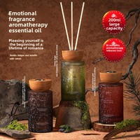 Diffuseur de parfum d'ambiance en rotin pour la maison, sans fumée, aux huiles essentielles d'aromathérapie, pour une ambiance fraîche et subtile, idéal comme cadeau.