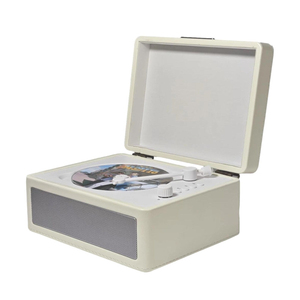 Reproductor de CD Portátil Retro con Bluetooth, Reproductor de Música de Alta Calidad, Sistema de Audio Multifunción, Decoración para el Hogar, Venta al Por Mayor de Fábrica - Product Image 1