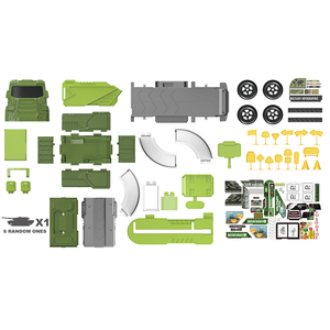 Nouveau design piste d'assemblage jouets déformation voiture scène portable ensemble de parking en plastique - Product Image 5