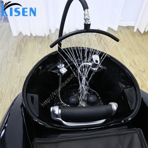 KISEN Hottest Sale Luxury Shampoo <b>Bed</b> Chair Bowl Back Washing Hair <b>Bed</b> With Head Therapy Steamer Thai Massage Beauty Hair Salon - Product Image 6