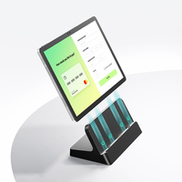 Tablette Kiosque 11 Pouces 1920*1200 IPS, Tablette de Menu NFC avec Fonction de Paiement par Contact, Tablette Android NFC avec Station de Recharge, Tablette de Commande pour Restaurant