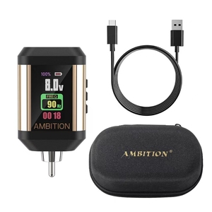 Fuente de Alimentación Inalámbrica RCA de 2200mAh para Tatuajes, Batería Portátil con Pantalla Digital a Color para Máquinas - Product Image 1