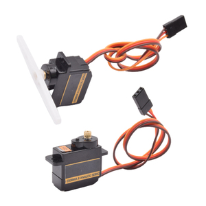 Es08ma II es08maii DC Micro Analog <span class=keywords><strong>RC</strong></span> Mô hình xe thuyền máy bay cánh tay robot chỉ đạo động cơ servo 12g Kim Loại bánh răng servomotor - Product Image 5