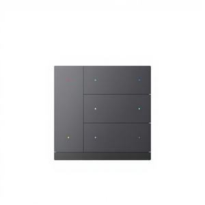 Système d'automatisation intelligent KNX Maison intelligente Hôtel Interrupteur mural intelligent Argent 4 6 8 Panneau à boutons poussoirs - Product Image 2