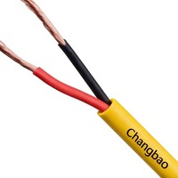 Câble de haut-parleur CHANGBAO OFC/CCA 14/16/18AWG 2/4/6 conducteurs 0,5-2,0 mm, gaine PVC pour microphone et home cinéma