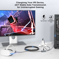 Câble VR ULT-unite 7m 2-EN-1 USB Type-C en alliage d'aluminium USB3.0 a vers c 90 degrés 3A Charge rapide Garantie 12 mois